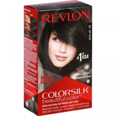 Revlon ColorSilk Beautiful Color Soft Black