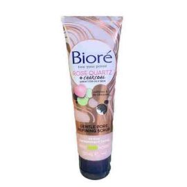 Biore Rose Quartz + Charcoal Gentle Pore Refining Scrub