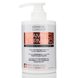 Advanced Clinicals Vitamin C + Turmeric Brightening Body Lotion