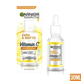 Garnier Even & Matte Vitamin C Skin Brightening Booster Serum